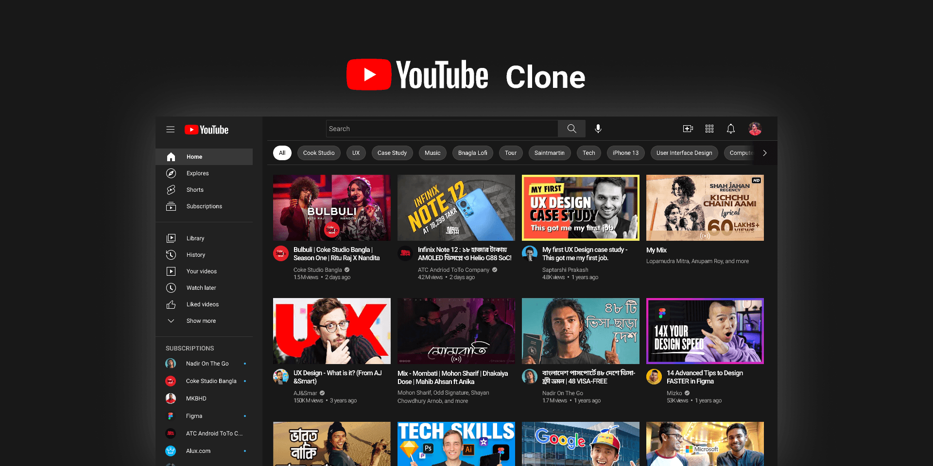 YouTube Clone